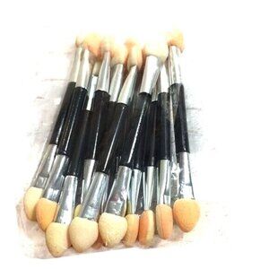 Womens Eyeshadow Brushes Double Sided Sponge 3 " Pack of 12 New